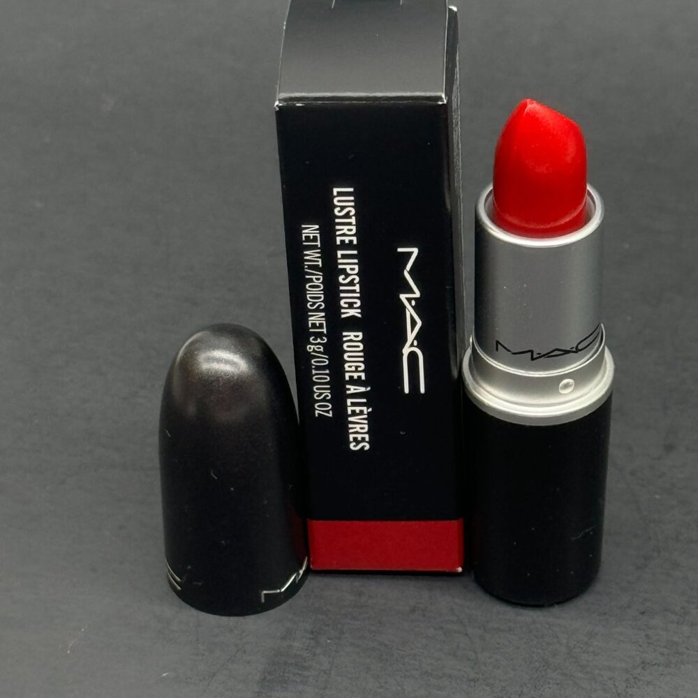 MAC Lustreglass Sheer-Shine Lipstick 502 Cockney 0.1 Oz / 3g